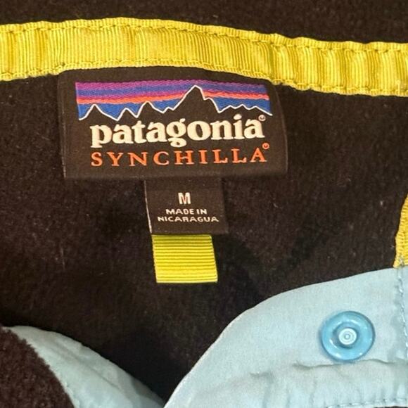 Patagonia Women's Vintage Synchilla Fleece Pullover 1/4 Snap Fleece Jacket Sz M - Picture 3 of 5